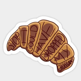 Croissant Sticker